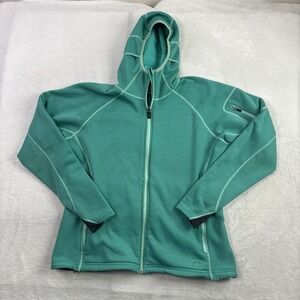 REI Co-Op Technical Green Full Zip Long Sleeve Full Zip Jacket Women's XL